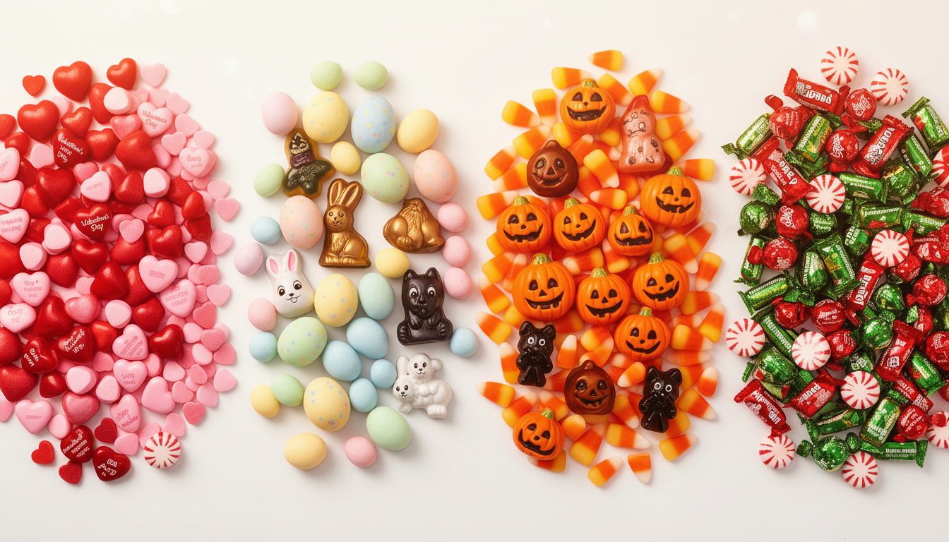 L'Orenta seasonal candy and snack collection for wholesale holiday programs
